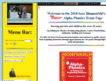 Tablet Screenshot of alpha-phonics.com